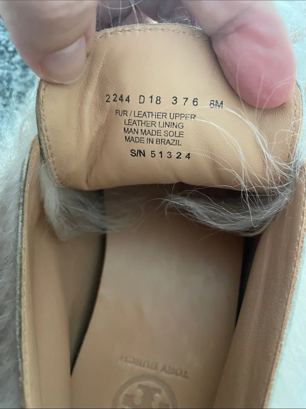 Tory Burch Evan Genuine Mongolian Shearling Lace Up Ankle Booties